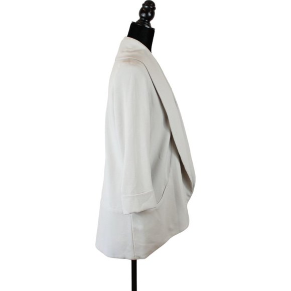 Aritzia Wilfred Chevalier Crete Jacket Size 4 Grey Shawl Collar Blazer D201 - Picture 2 of 9